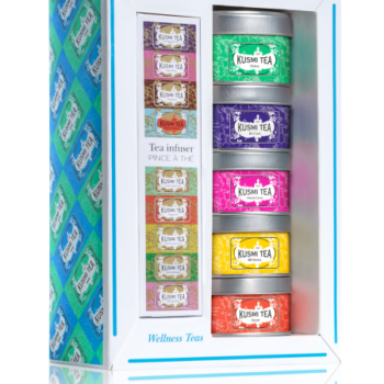 Kusmi Tea coffret Bien-être thé en vrac avec pince à thé