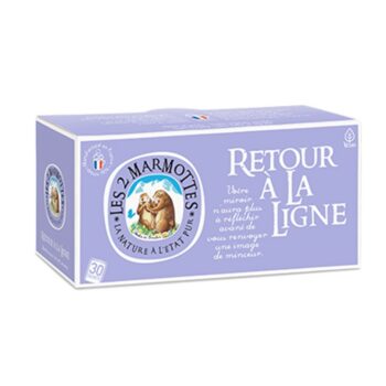 Boîte d'infusions en sachets Les 2 Marmottes Retour à La Ligne
