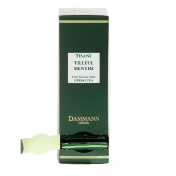 Dammann Frères tisane tilleul menthe sachets surenveloppés