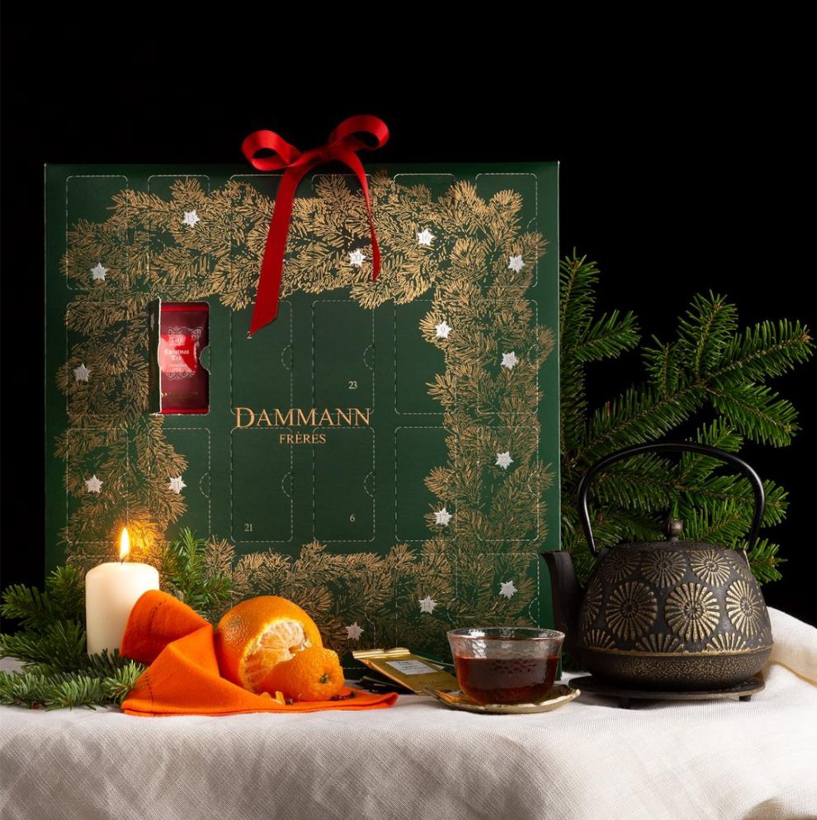Calendrier de l’Avent Dammann Frères 2018 + Pochette Cadeau