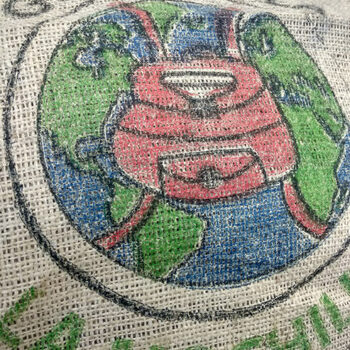 Sac en toile de jute Guatemala La Mochilita
