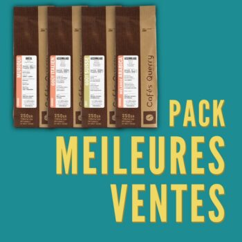 Pack cafés meilleures ventes 4x250g
