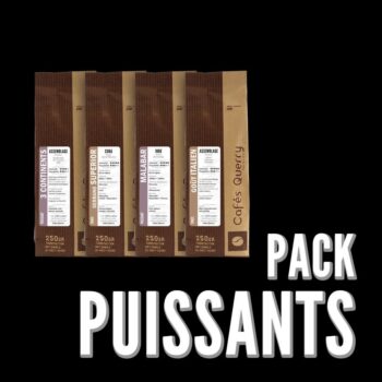 Pack cafés puissants 4x250g