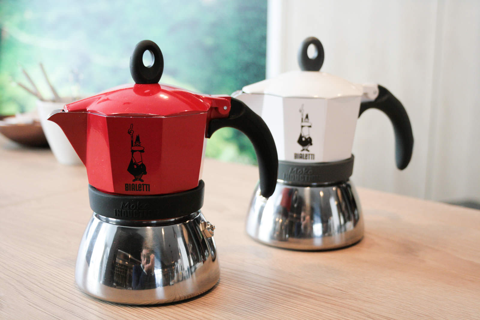 Cafetière italienne induction Bialetti Moka 3 tasses Cafetières italiennes Cafés Querry