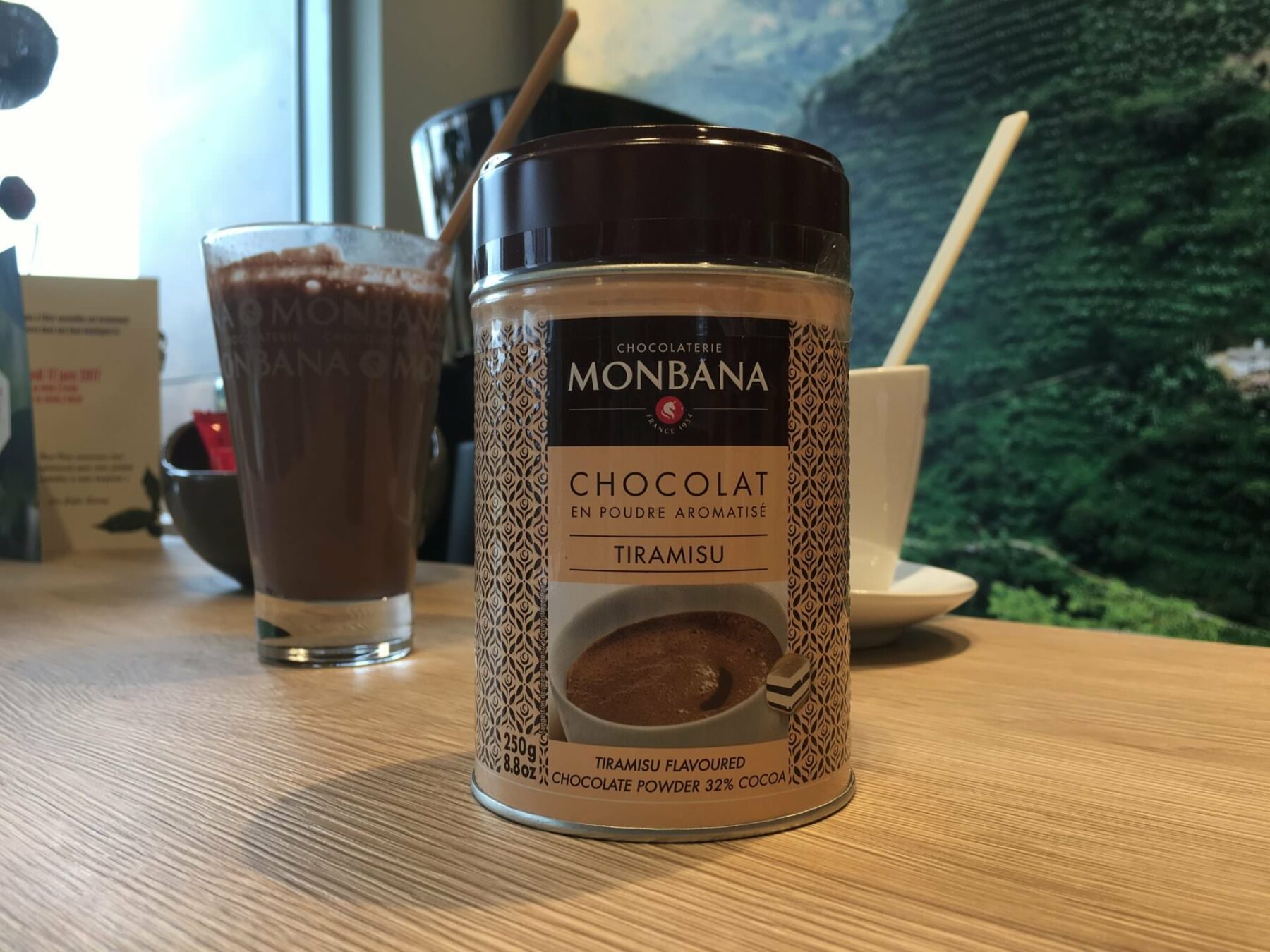 Monbana chocolat en poudre aromatisé Tiramisu 250g – Image 3