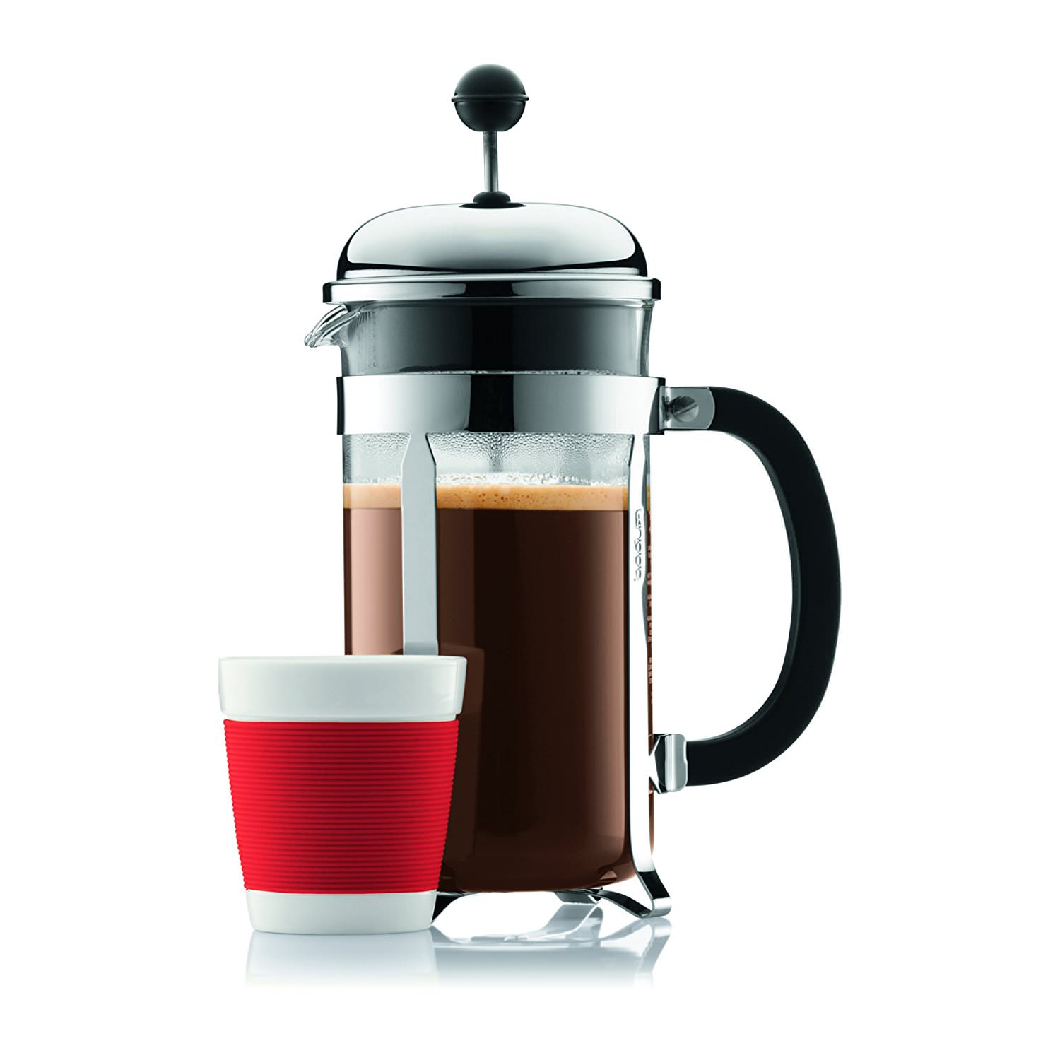 Bodum Chambord Cafetière à Piston 8 Tasses 1L - Design Iconique En Cuivre
