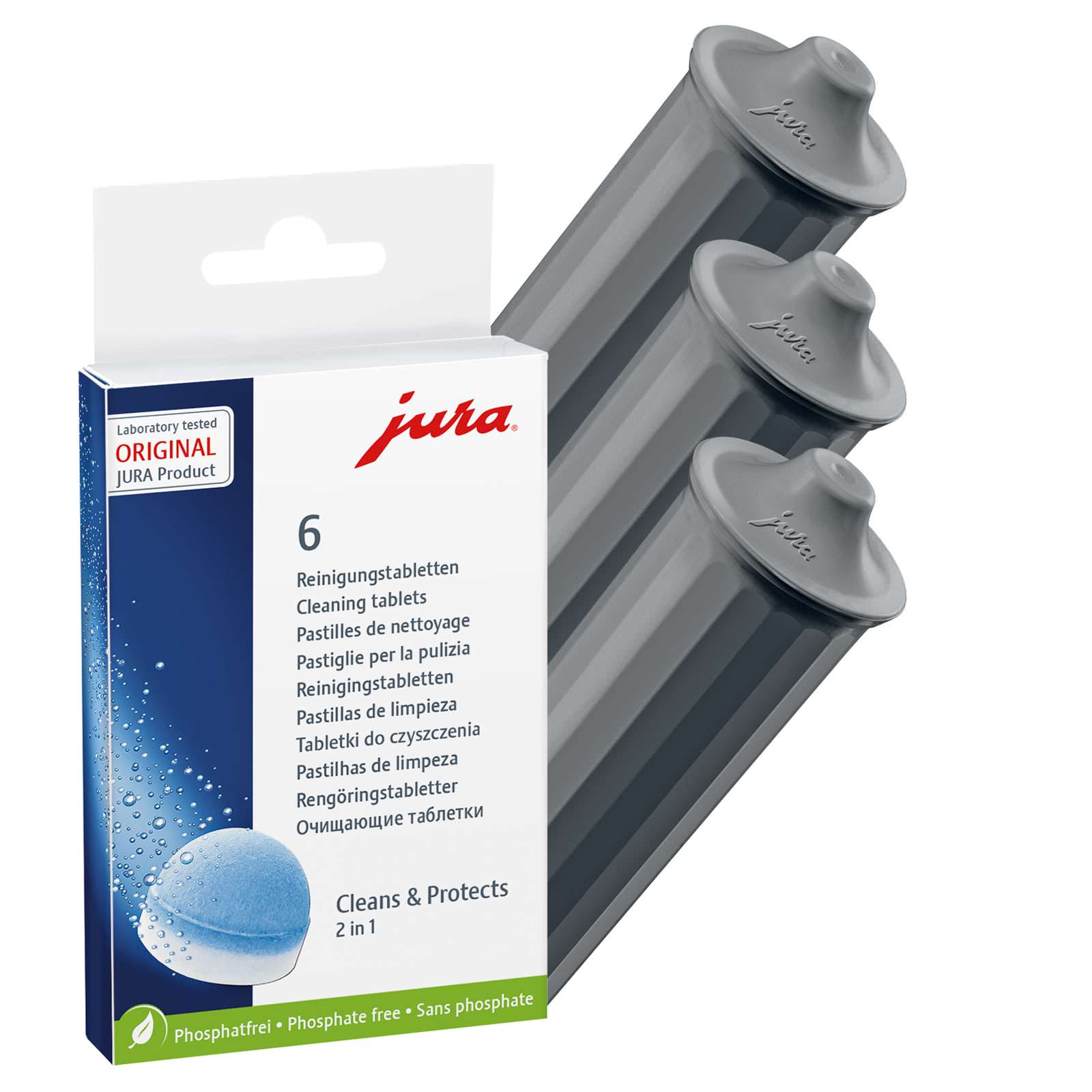 PACK JURA 5x 6 Pastilles Nettoyage Pour Machine A Café