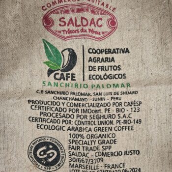 Sac en toile de jute Pérou Pacha