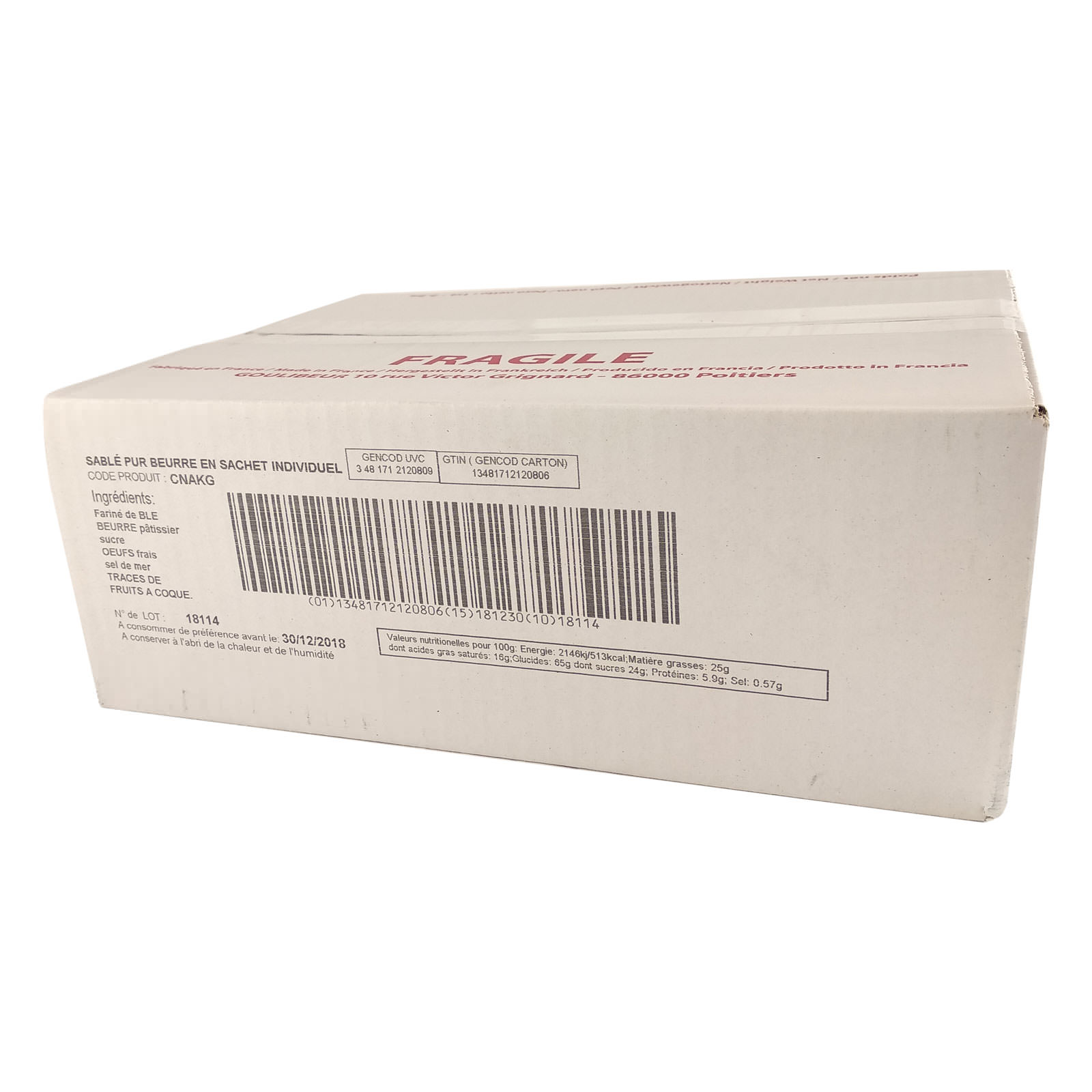 170 sablés pur beurre Goulibeur 1Kg – Image 2