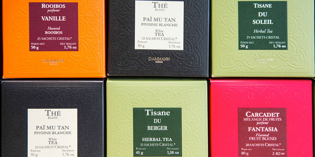 Dammann Frères - Thé en vrac, sachet et surenveloppé - Cafés Querry