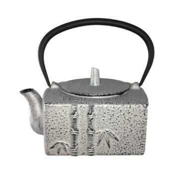 Théière en fonte bambou argent 0.80L