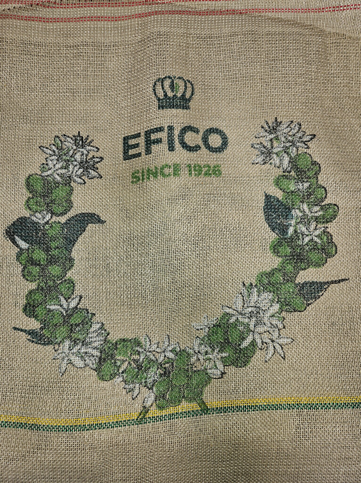 Sac en toile de jute renforcée Brésil Cooxupé