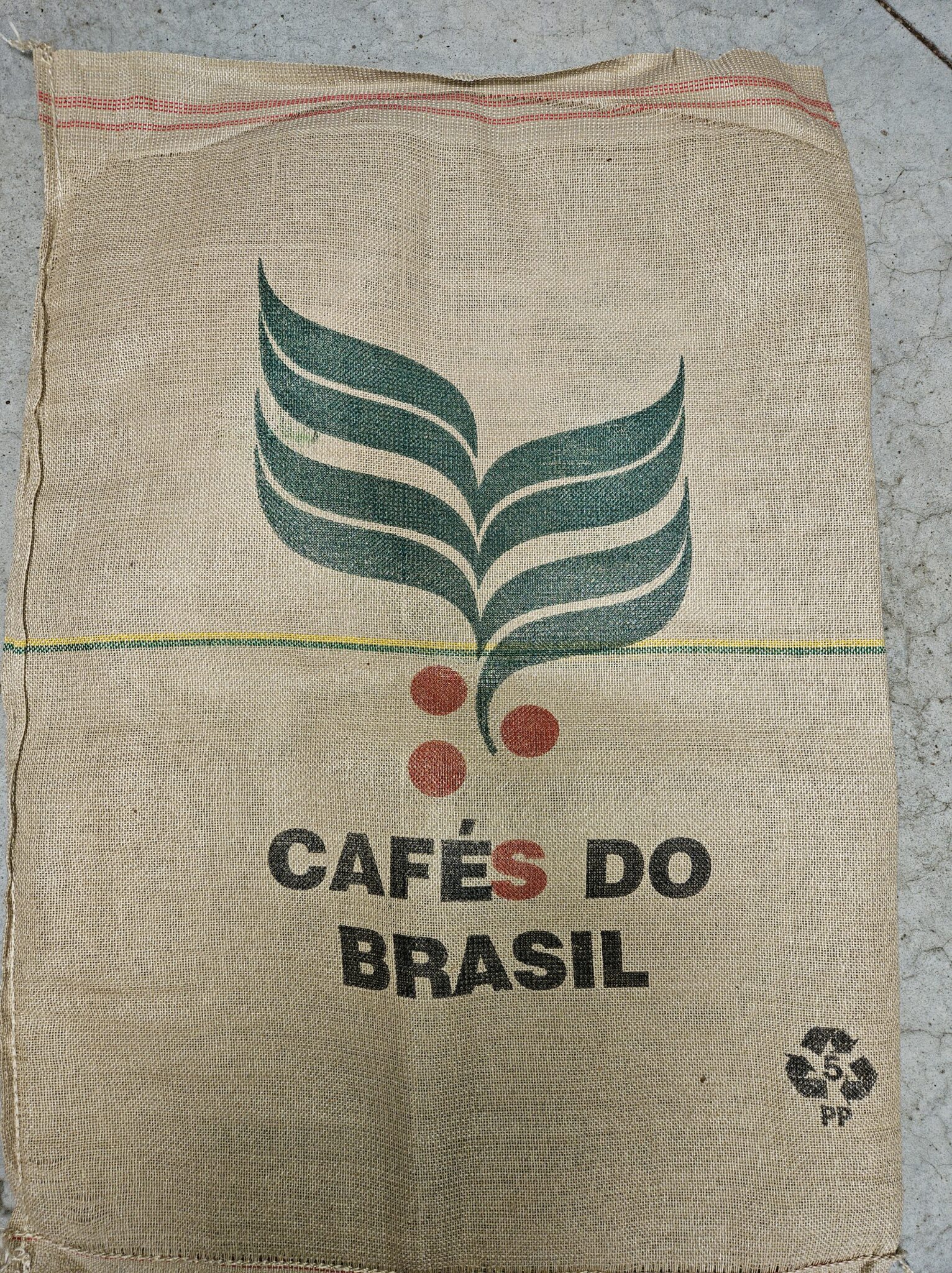 Sac en toile de jute renforcée Brésil Cooxupé – Image 3