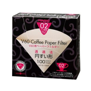 Hario 100 filtres naturels V60 Dripper