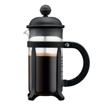 Bodum cafetière à piston java noire 3 tasses