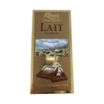 Klaus tablette de chocolat au lait surfin