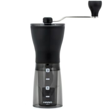 Hario moulin à café manuel mini slim noir transparent
