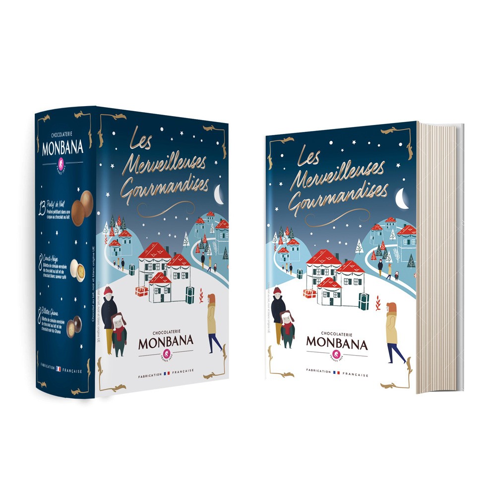 MONBANA Le coffret Livre "Les Merveilleuses Gourmandises" - Chocolats