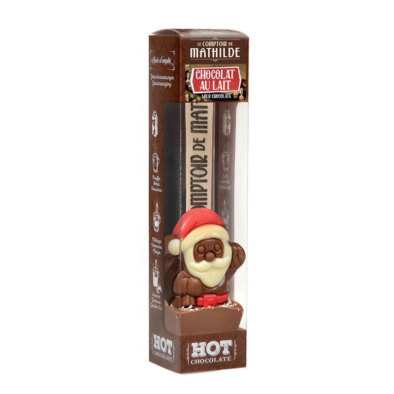 Le Comptoir de Mathilde hot chocolate lait Père Noël 30g - Cafés Querry