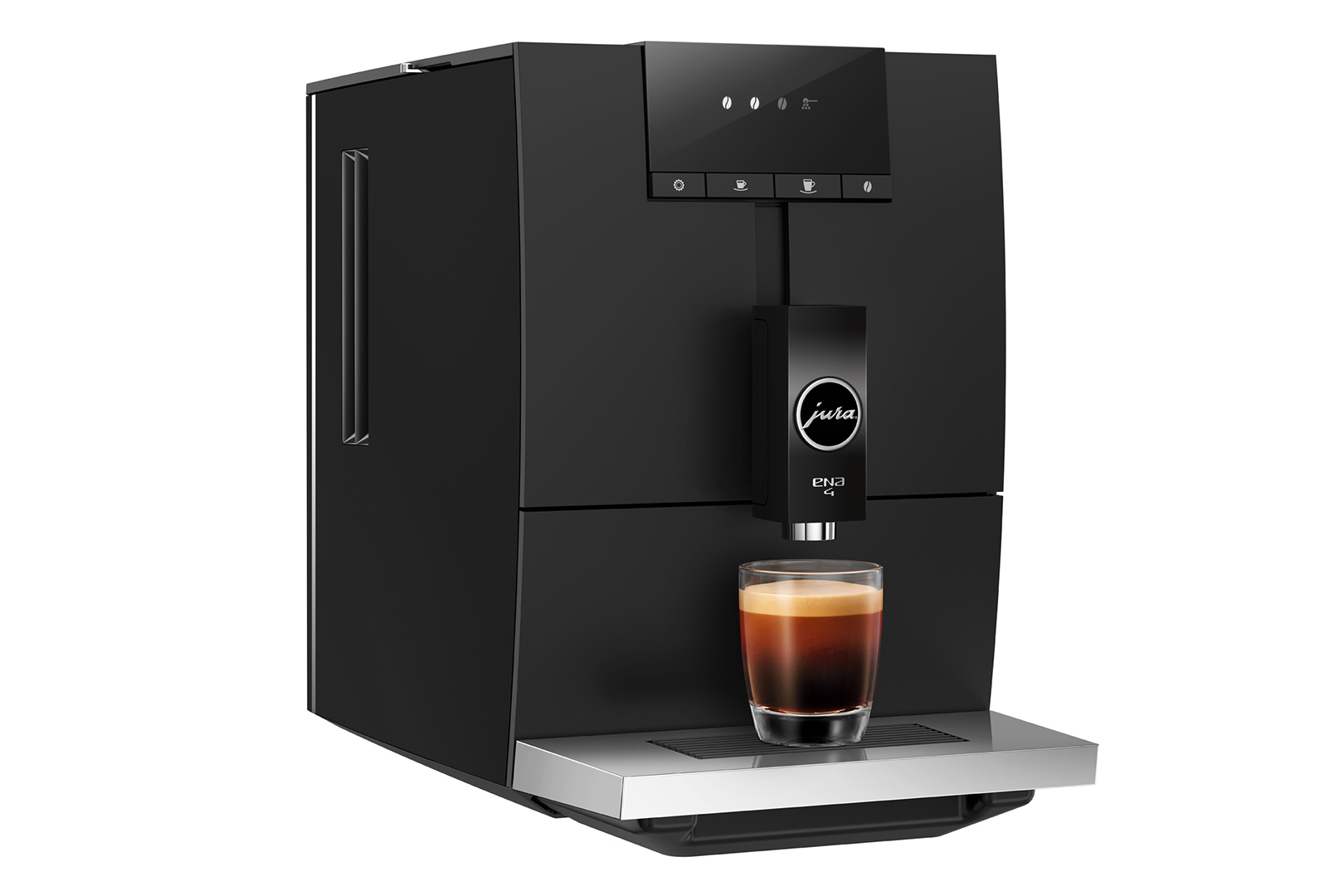 Jura Ena 4 Full Metropolitan Black Test JURA ENA 4 Full Metropolitan Black (EA) + 50€ de cadeaux - Cafés Querry