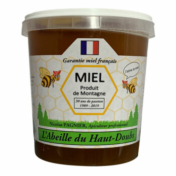 visuel miel de montagne pot 1kg
