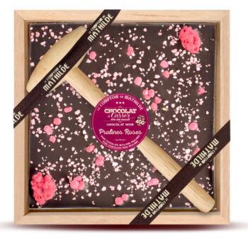 visuel tablette chocolat praline roses