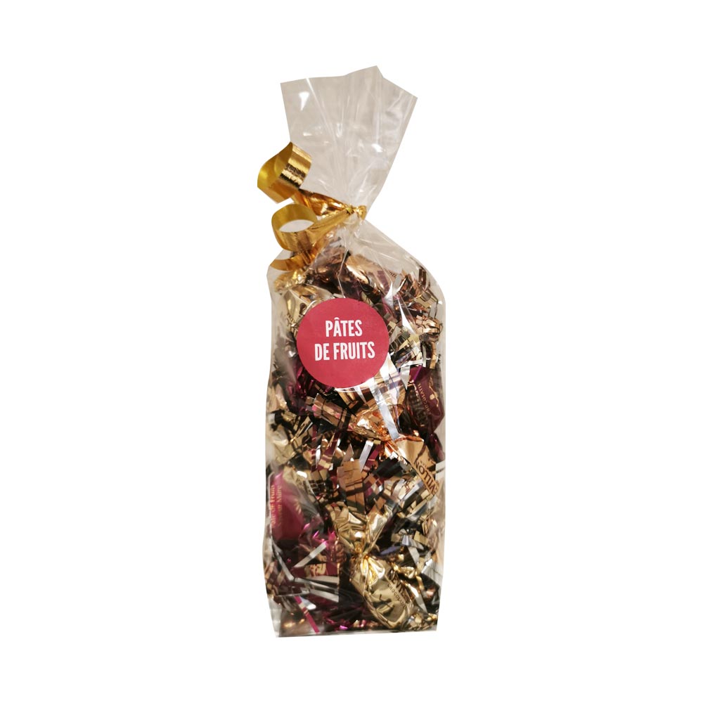 Sachet papillotes assorties pâtes de fruits 250g Cafés Querry