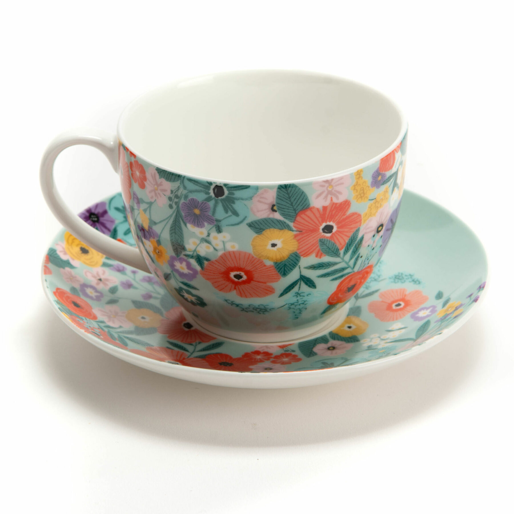 Amadeus Coffret 2 tasses à thé + sous-tasses Camelia