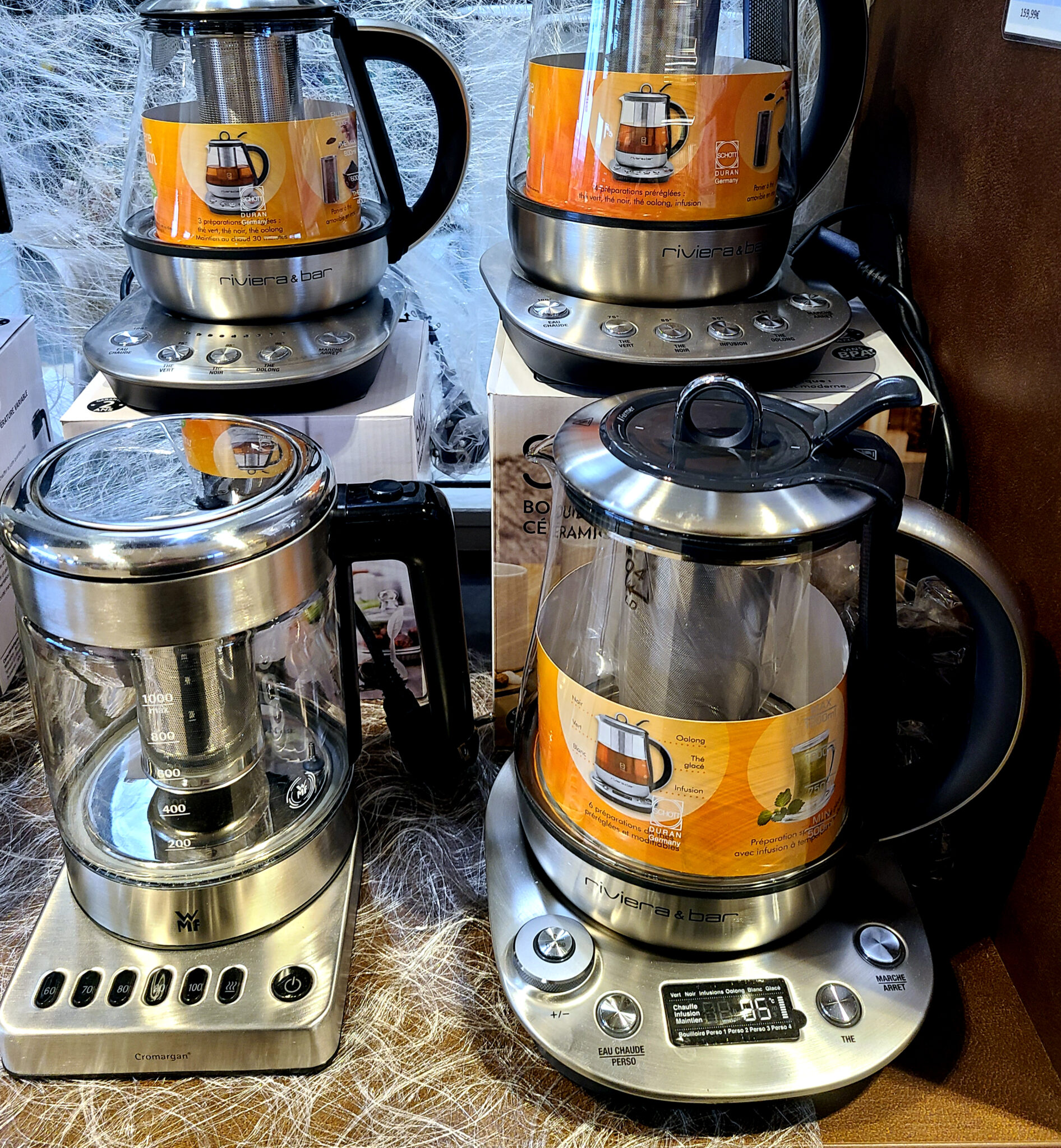 Machines à thé semi automatiques et automatiques - Cafés Querry