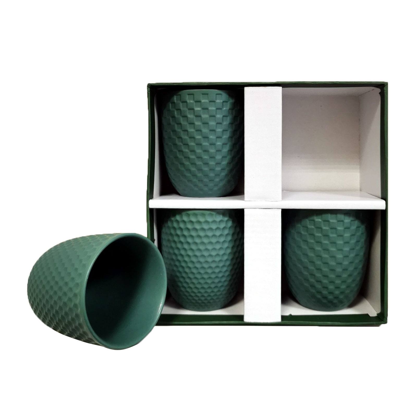 Bastide Coffret Snow Blue 4 gobelets 20cl