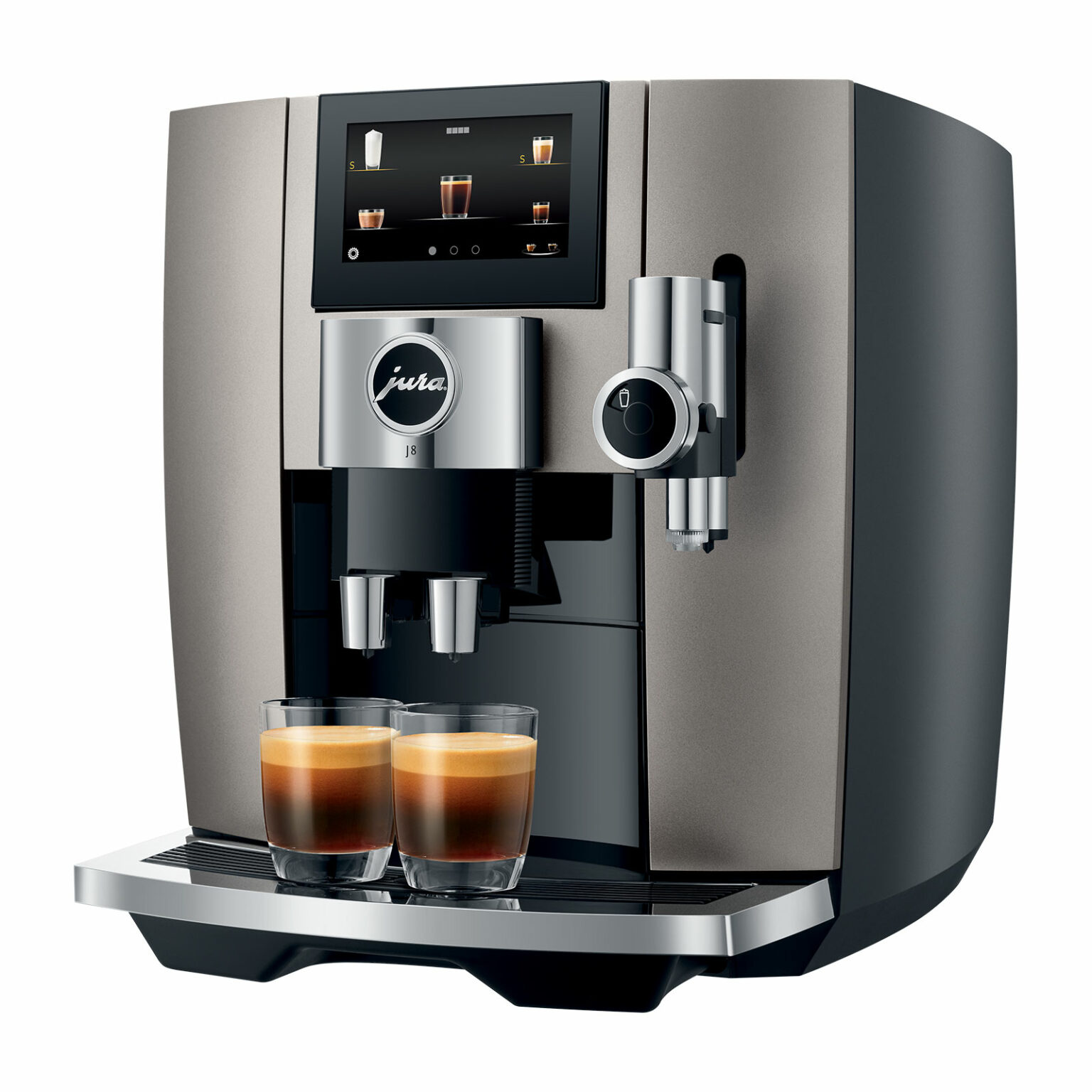 JURA J8 Midnight Silver (EA) + WiFi Connect Cafés Querry