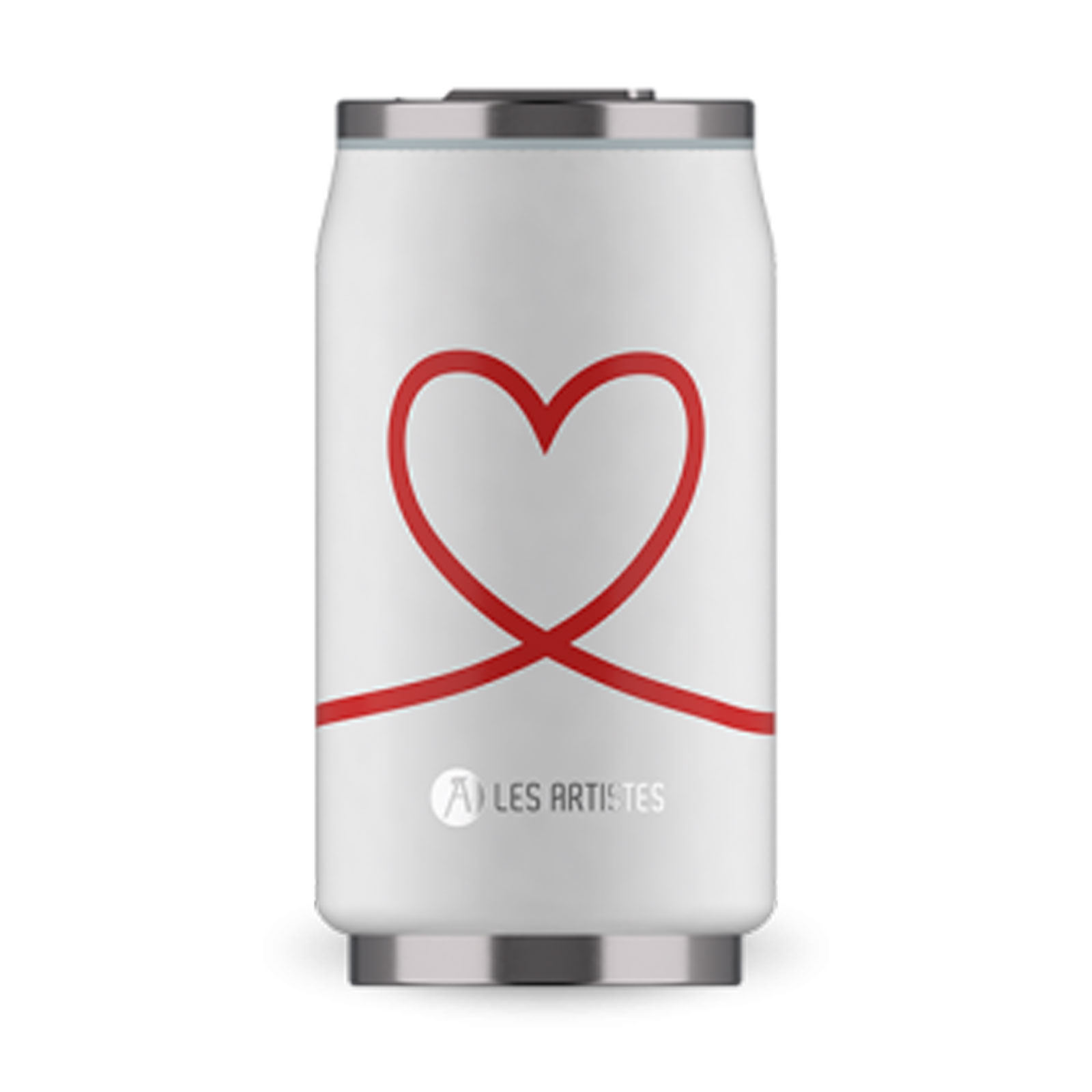 LESARTISTES canette isotherme Love 280ml - Cafés Querry