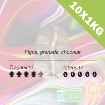 Illustration caractéristiques café Ethiopie - Nekemte - Kelem Wallaga 10kg