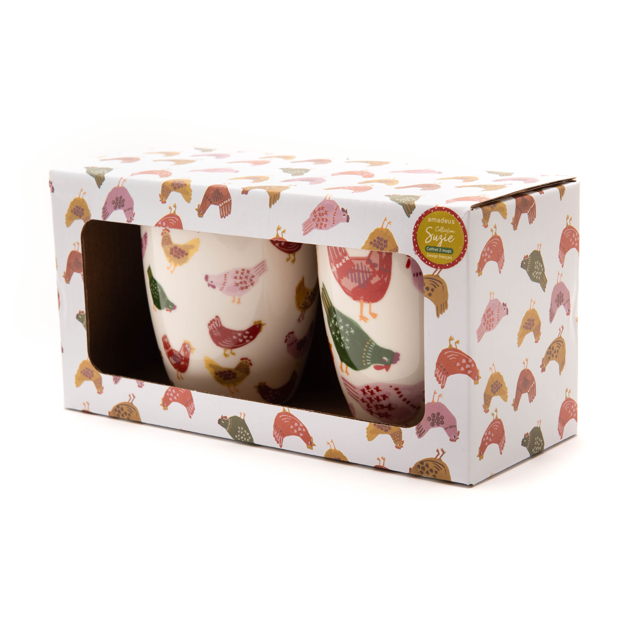 Coffret grand mug cake 2 grands mugs + 4 cuillères céramique + livre  recettes + fouet + cuillère doseuse - Ard'time