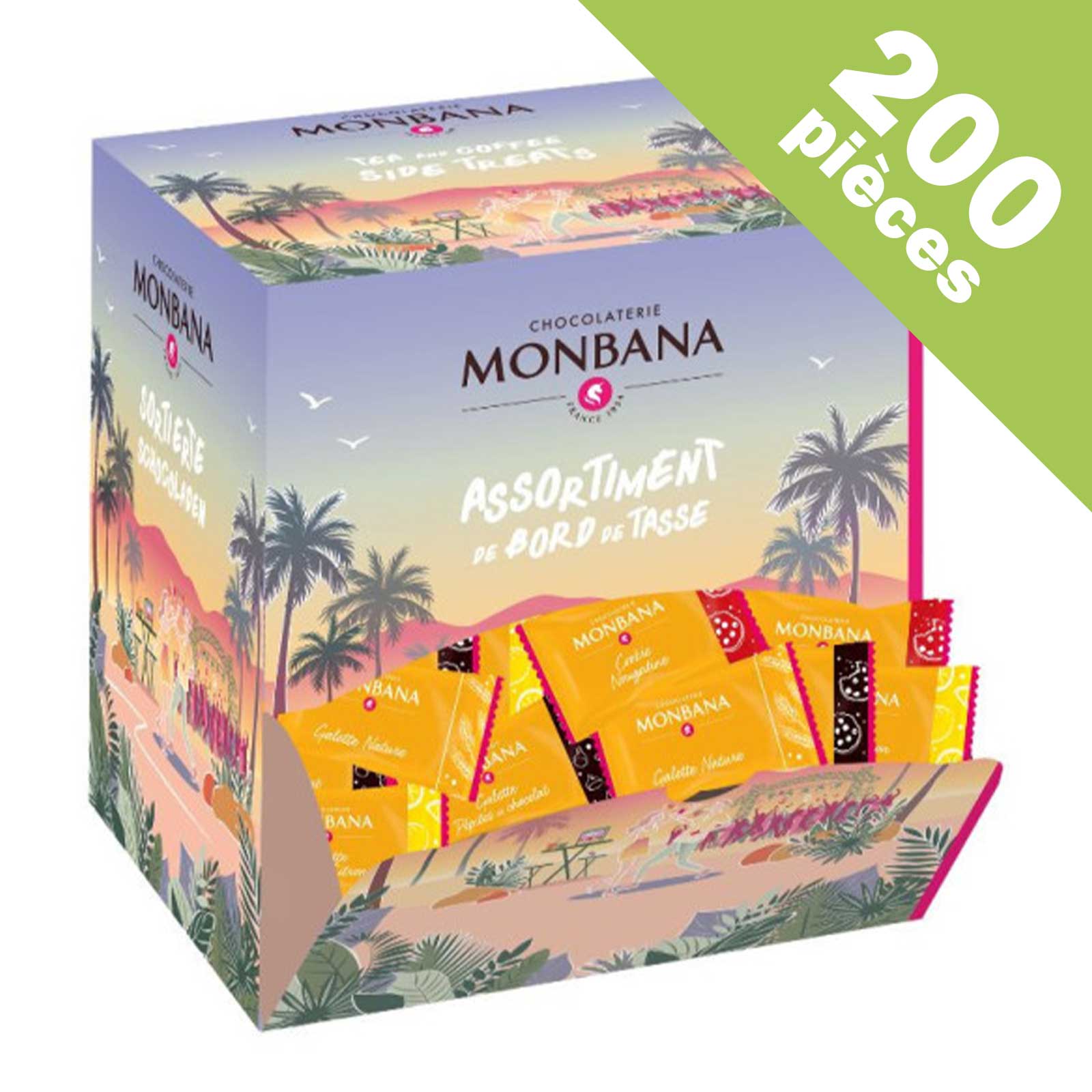 Monbana Bord de tasse Collection Biscuits Party (692g, ~200 pièces)