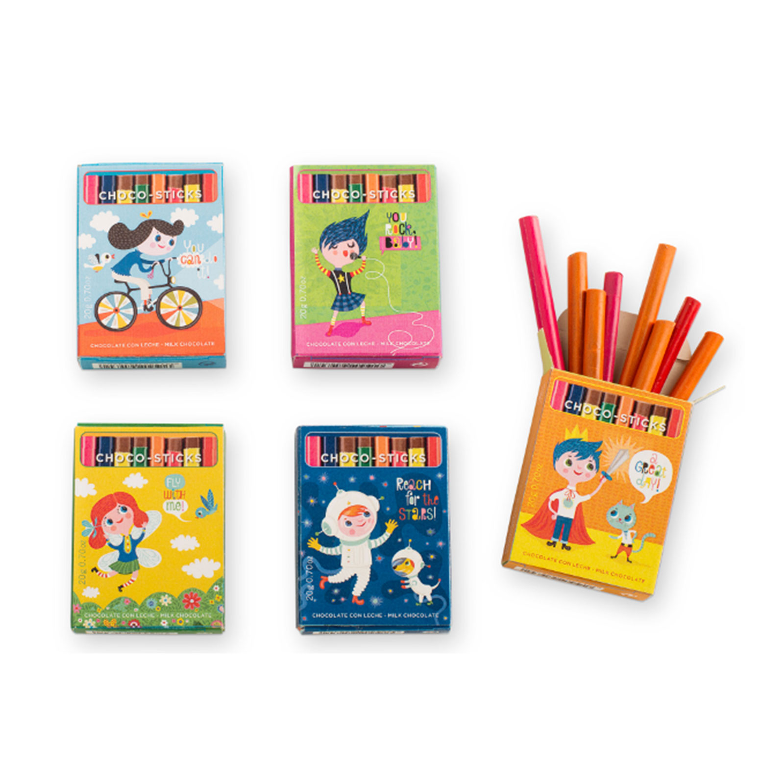 ADG boîte de crayons en chocolat 20g