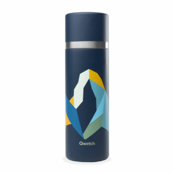 Qwetch Thermo isotherme inox altitude bleu marine 750ml