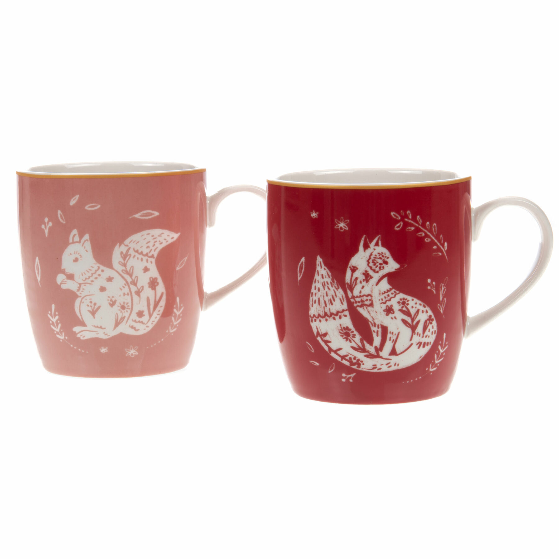 Amadeus coffret 2 mugs alice rouge