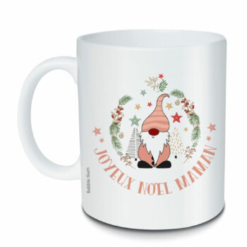 Bubble Gum mug Joyeux Noël maman