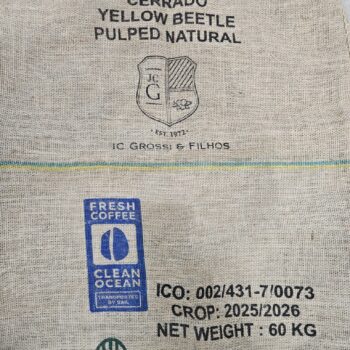 Sac en toile de jute Brésil Yellow Beetle
