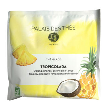 Sachet de thé glacé Tropicolada Palais des Thés, ananas, citronnelle, coco, bio, été