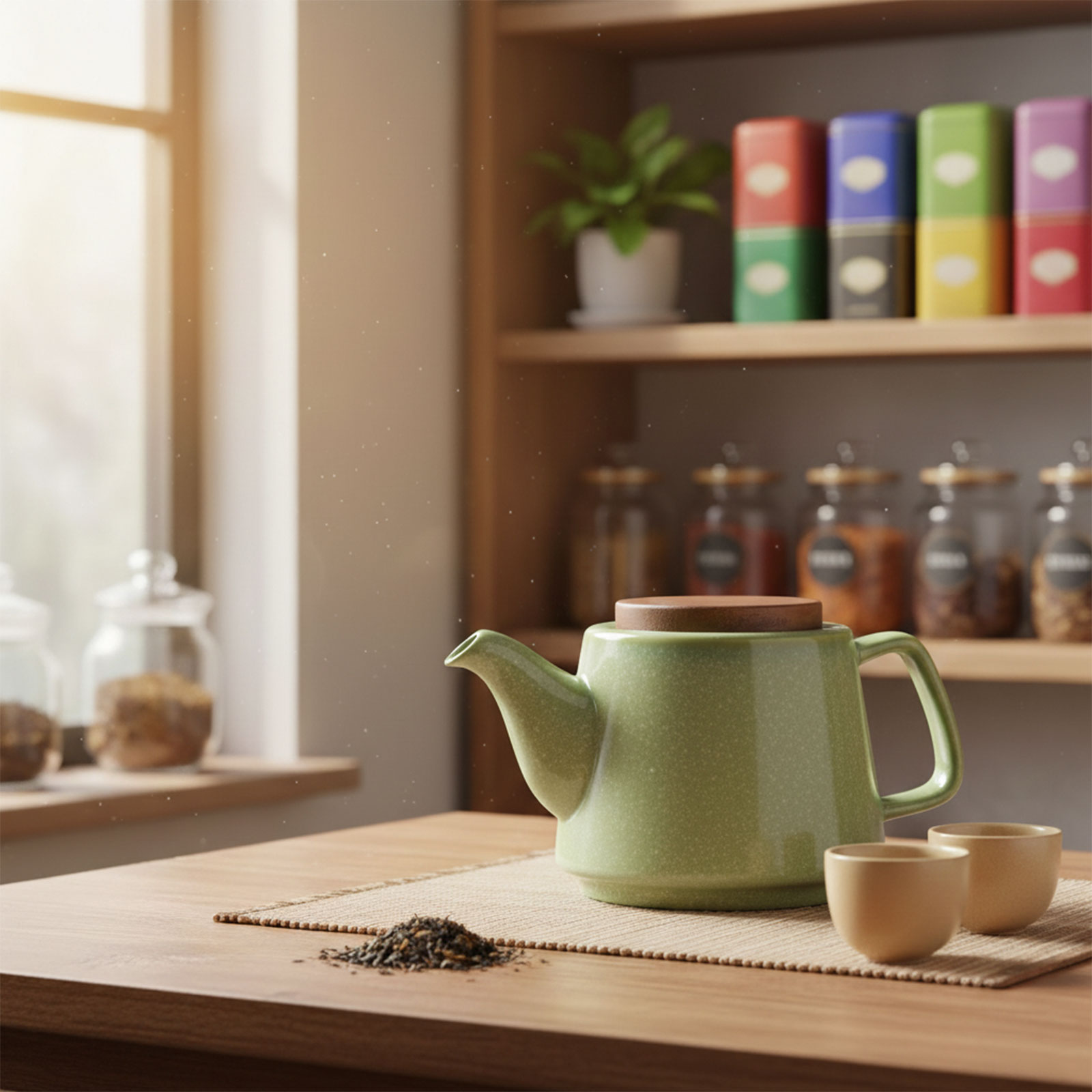 Bastide théière Kaito vert 0,9L – Image 3