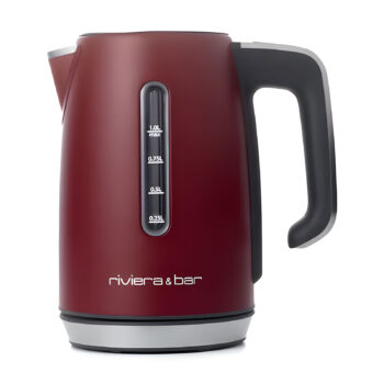 Bouilloire Riviera & Bar ARIA BBT367 1L rouge avec écran digital pour choisir la température