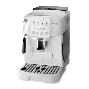 Machine à café automatique De'Longhi Magnifica Start FEB 2221.WW blanche, panneau intuitif et buse vapeur