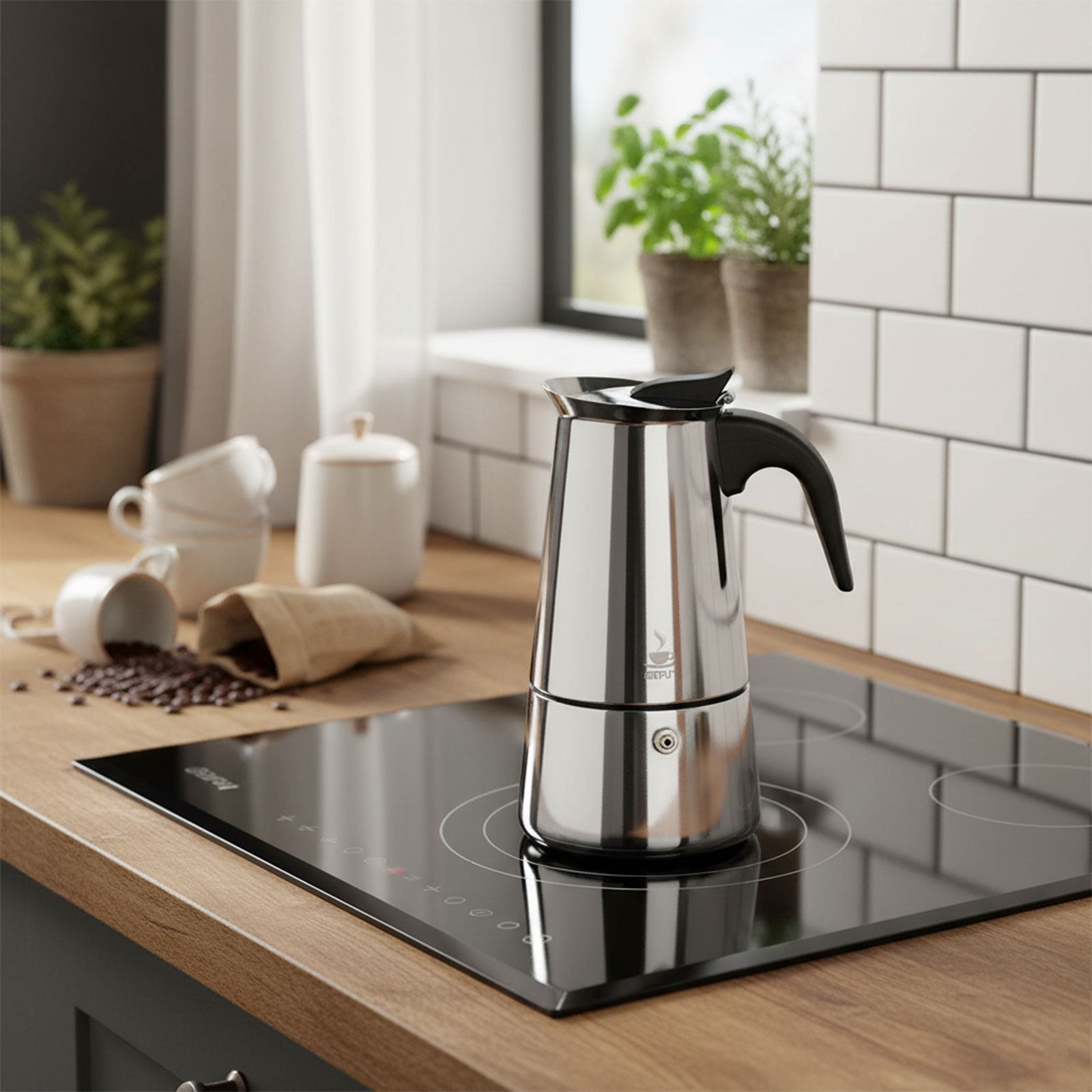 Gefu Cafetière italienne Emilio 6 tasses – Image 2