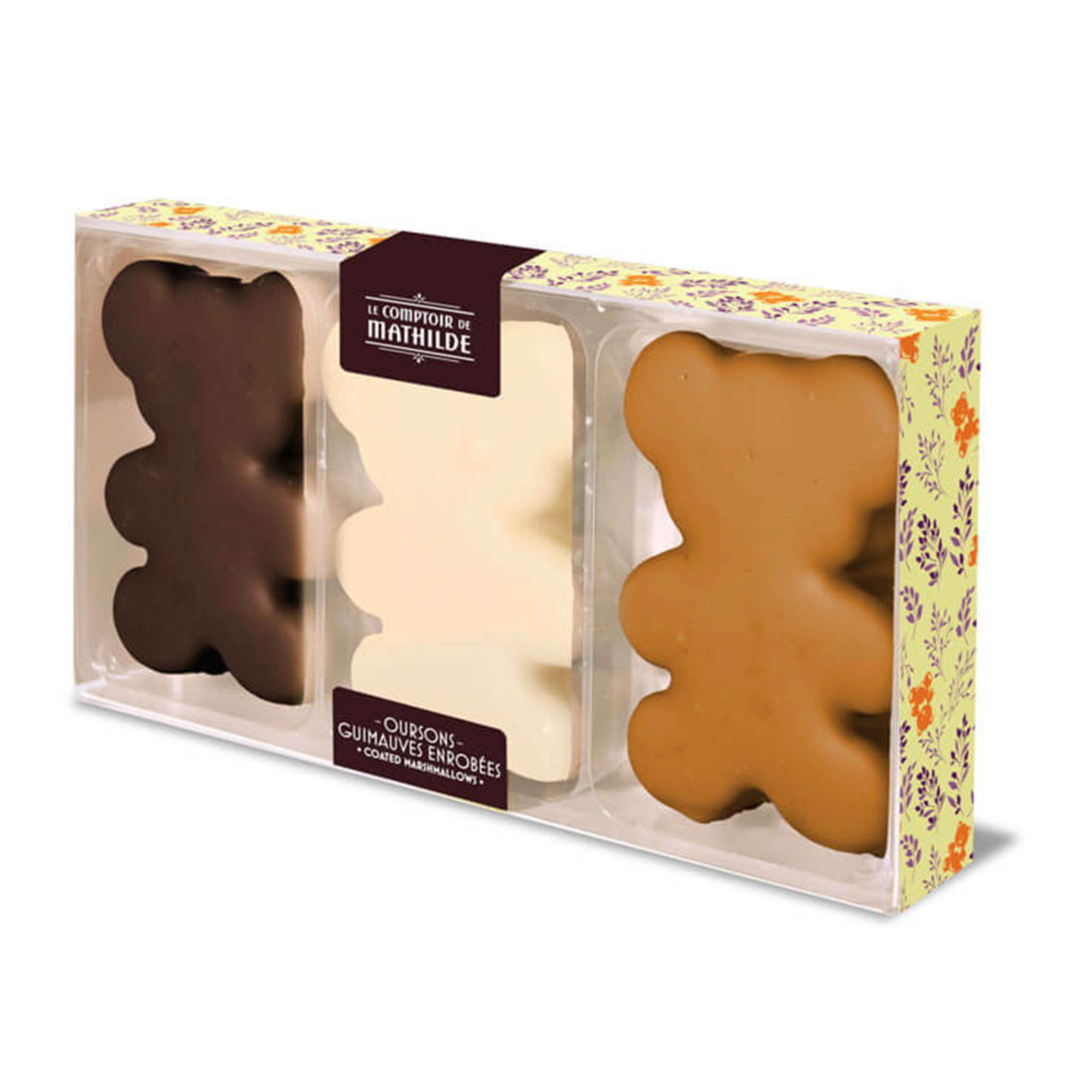 Le Comptoir de Mathilde Coffret 3 Oursons 3 chocolats 90g – Image 2