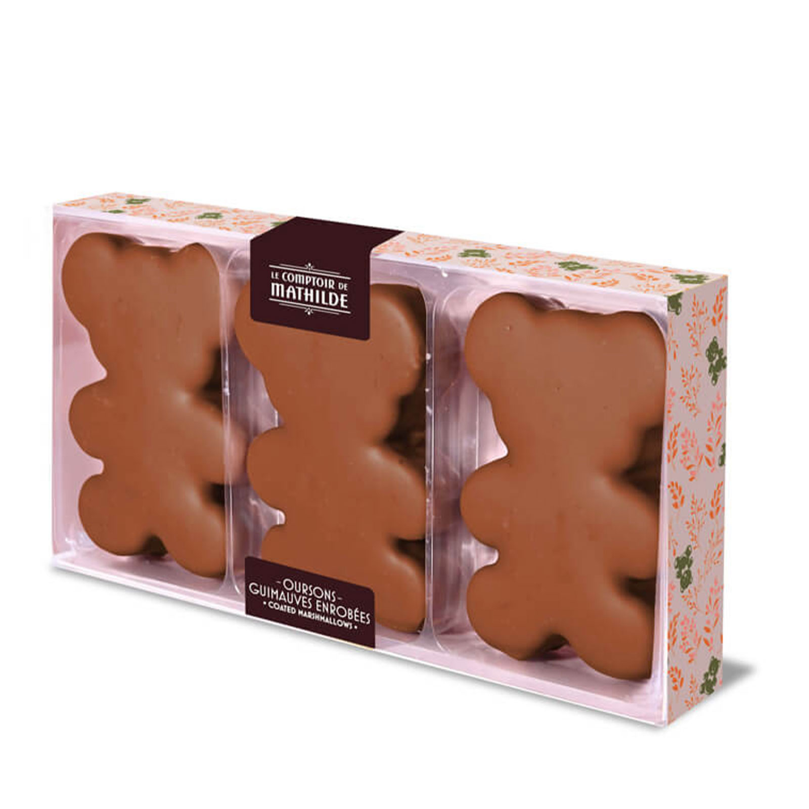 Le Comptoir de Mathilde Coffret 3 Oursons chocolat au lait 90g – Image 2