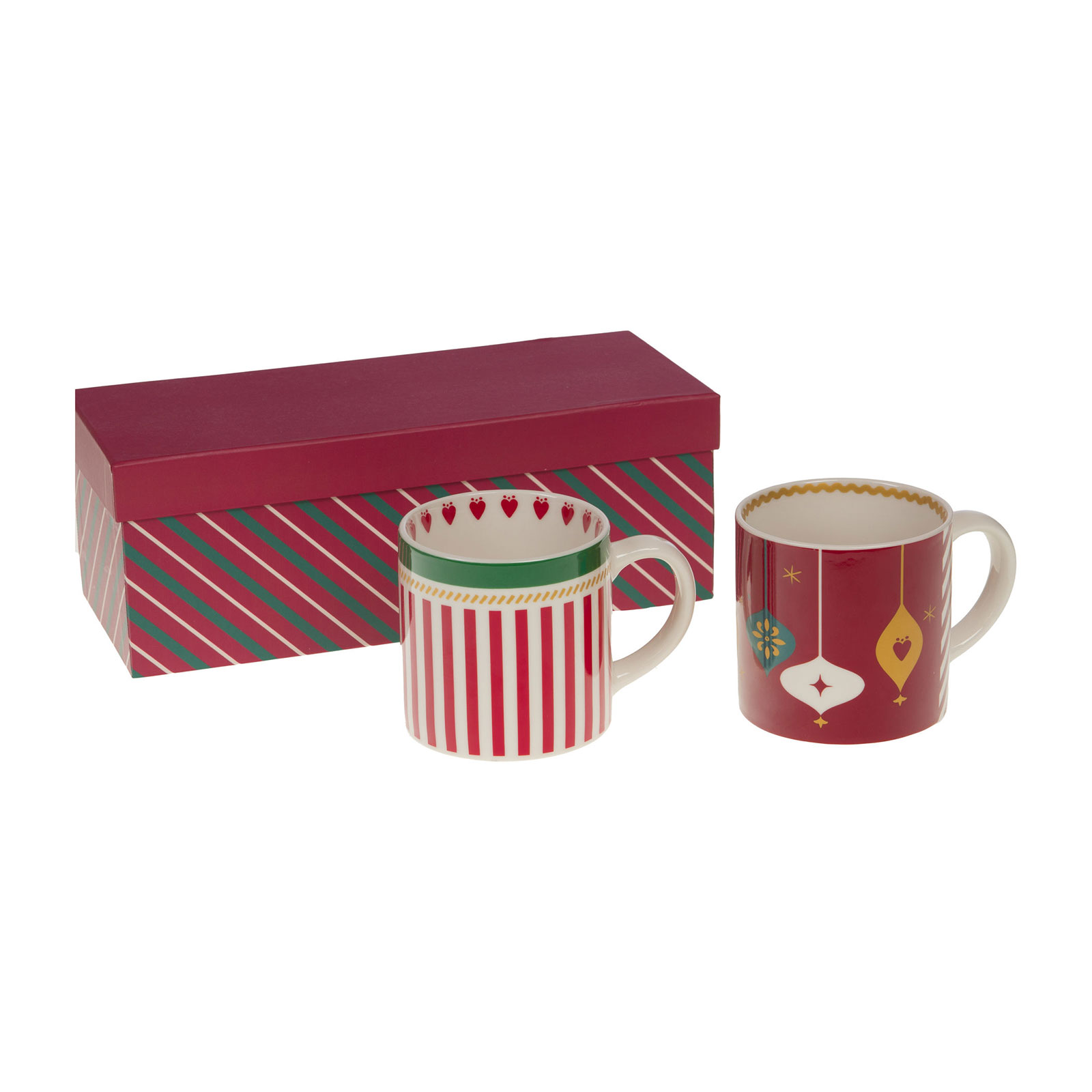 Amadeus Coffret 2 Mugs Renne rouge 40cl